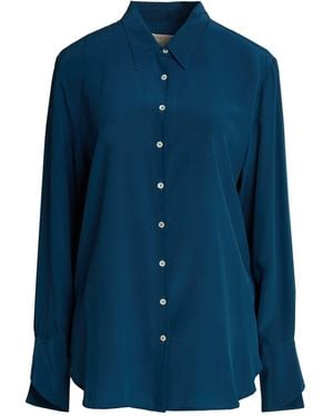 120% Lino Shirt Silk - Blue