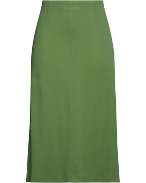 Semicouture Midi Skirt Viscose, Elastane - Green