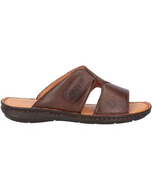 Melluso Walk Sandals Leather - Brown