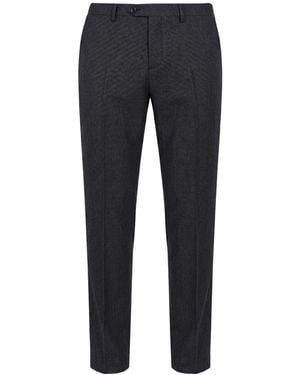 Lardini Pants Wool, Elastane - Blue