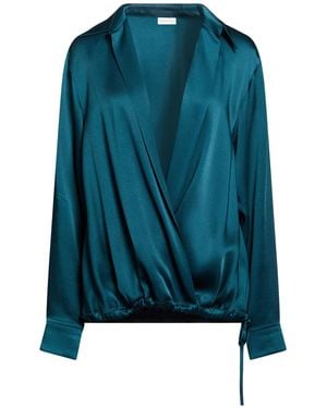 Dries Van Noten Top Acetate, Viscose - Blue