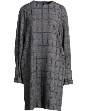 EMMA & GAIA Midi Dress Polyester, Cotton - Gray