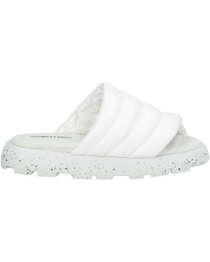 PIUMESTUDIO Sandals Textile Fibers - White