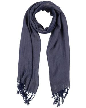 Yohji Yamamoto Collection -- Scarf Rayon, Ramie - Blue