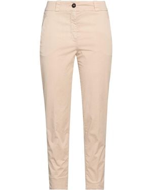 Peserico Easy Trousers Cotton, Elastane - Natural