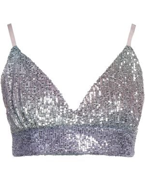 Dixie Lilac Top Polyester - Gray