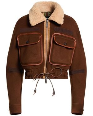 DSquared² Jacket Virgin Wool - Brown