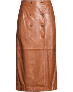 Alberta Ferretti Midi Skirts - Brown