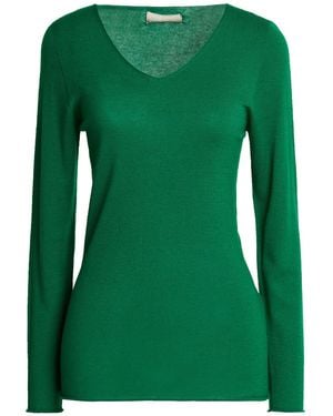 120% Lino Pullover - Grün