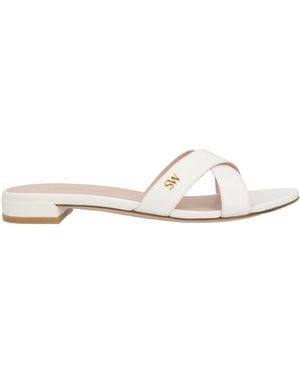 Stuart Weitzman Sandals Leather - White