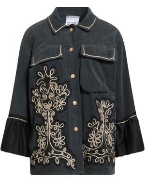 History Repeats Lead Shirt Cotton, Elastane - Black