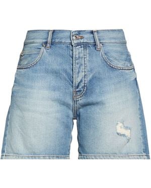Roy Rogers Denim Shorts Cotton, Lyocell - Blue