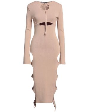 ANDREADAMO Midi Dress - Natural