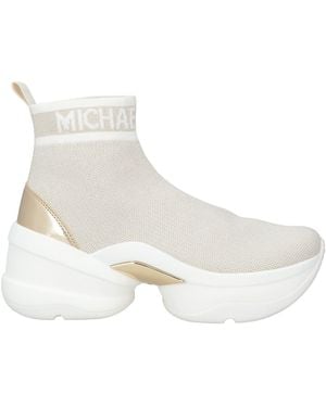 MICHAEL Michael Kors Cream Trainers Textile Fibres - White