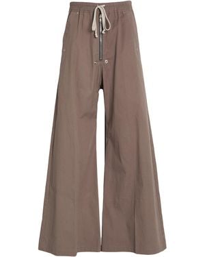 Rick Owens Pants Cotton, Elastane - Brown