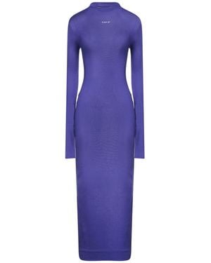 Off-White c/o Virgil Abloh Midi Dress Viscose, Elastane - Blue