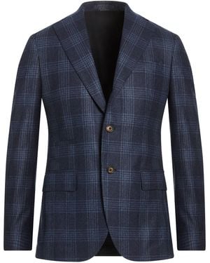 Eleventy Blazer Wool, Silk, Cashmere - Blue