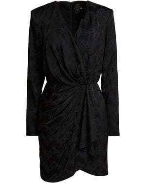 John Richmond Mini Dress Viscose, Cotton - Black