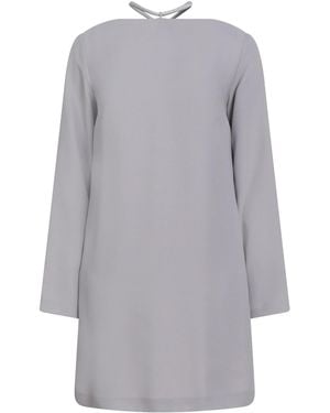 Suoli Mini Dress Polyester, Viscose, Elastane - Gray