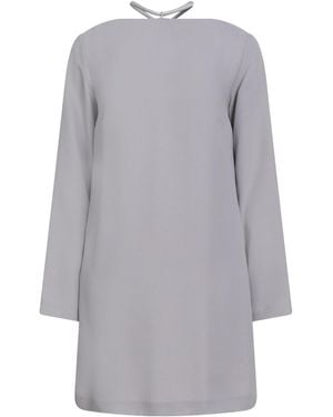 Suoli Mini Dress Polyester, Viscose, Elastane - Gray