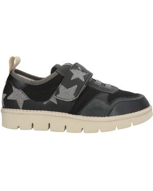 Pànchic Sneakers Leather, Textile Fibers - Black