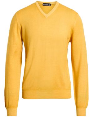 Barba Napoli Sweater Virgin Wool - Yellow