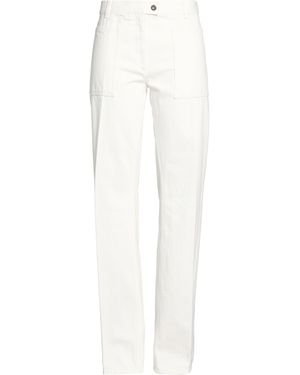 Ferragamo Pants Cotton - White