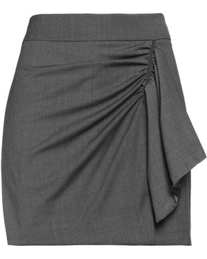 8pm Mini Skirt Polyester, Wool, Elastane, Viscose - Grey
