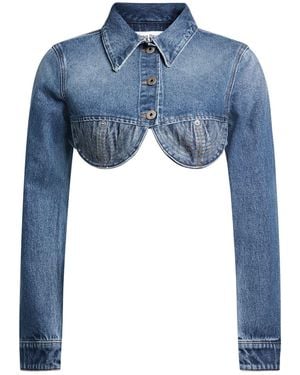 Jean Paul Gaultier Chaqueta Vaquera - Azul