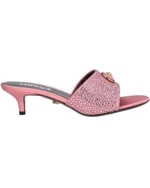 Versace Sandals Textile Fibers - Pink