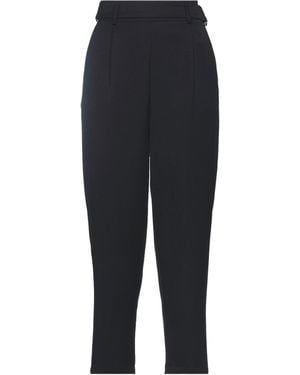 CROCHÈ Pants Polyester, Viscose, Elastane - Blue