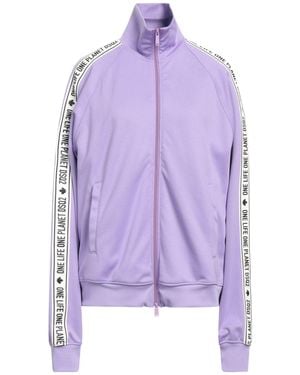 DSquared² Light Sweatshirt Polyester, Cotton - Purple