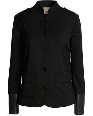 ALESSIA SANTI Jacket Polyester, Viscose, Elastane - Black