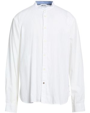 Gas Shirt Cotton, Linen - White