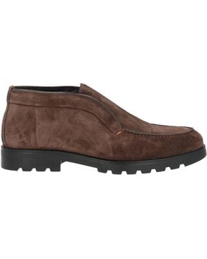 Santoni Loafers Leather - Brown