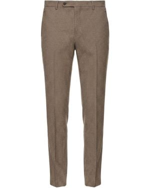 Berwich Taupe Trousers Cotton, Polyester, Elastane - Grey