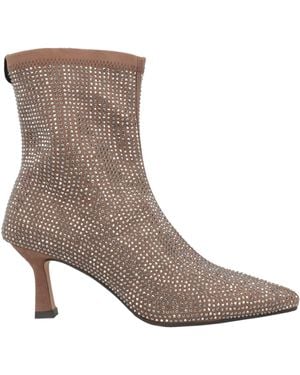 Pedro Miralles Ankle Boots Textile Fibres - Brown