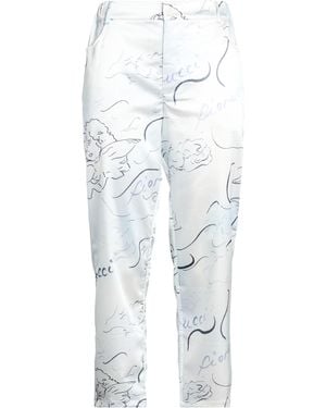 Fiorucci Trousers Polyester, Elastane - White