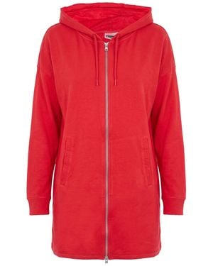 Freddy Sweatshirt Modal, Polyester, Elastane - Red