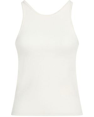 Max Mara Ivory Top Virgin Wool, Polyamide, Elastane - White