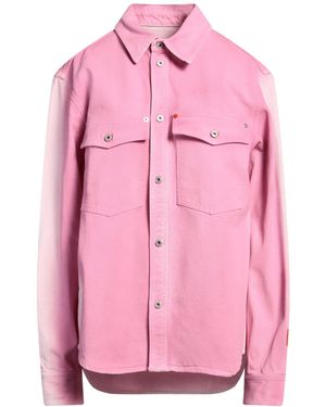 Heron Preston Denim Shirt Cotton - Pink