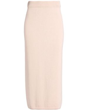 ViCOLO Light Midi Skirt Viscose, Polyamide, Wool, Cashmere - Natural