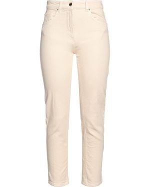19.70 Nineteen Seventy Pants Cotton, Lyocell, Elastane - Natural