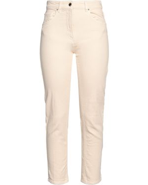 19.70 Nineteen Seventy Pants Cotton, Lyocell, Elastane - Natural