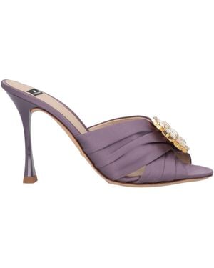Elisabetta Franchi Sandals - Purple