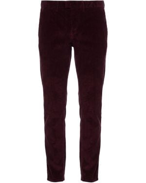 Dondup Pants Cotton, Elastane - Purple