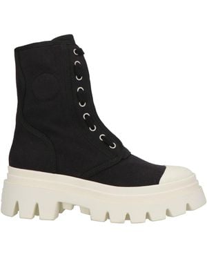 Ash Ankle Boots Textile Fibres - Black