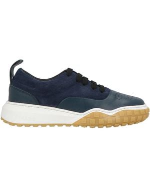 Pollini Sneakers Leather, Calfskin - Blue