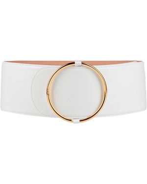 Alaïa Belt Calfskin - White
