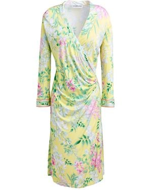 Leonard Paris Midi Dress Viscose - Green